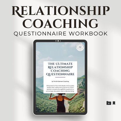 The Ultimate Relationship Coaching Questionnaire Workbook PDF Downloadable