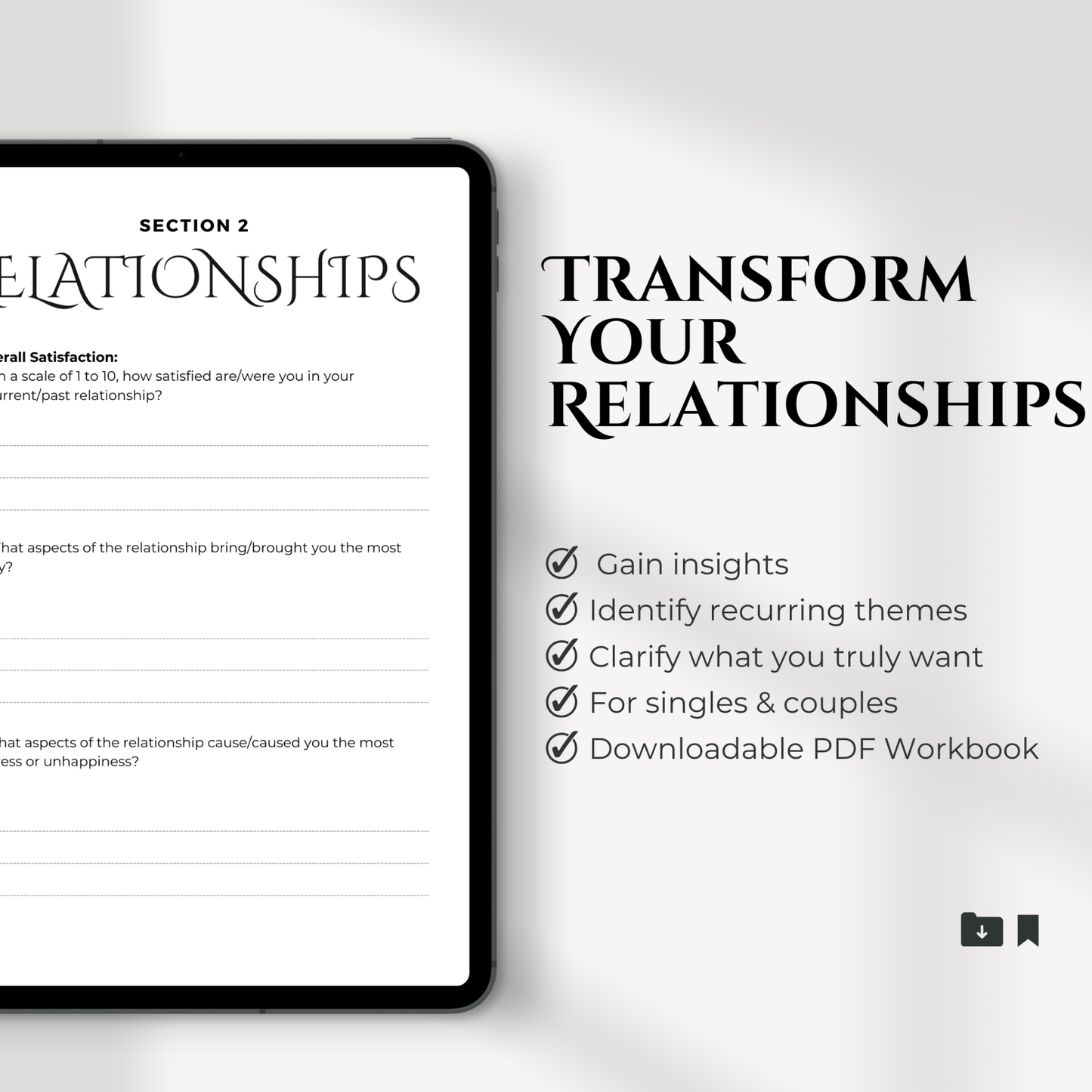 Relationship Audit Coaching Workbook | Printable PDF Questionnaire for Relationship Coaches, Therapists, and Personal Growth | Instant Download - The 5th Element Coaching