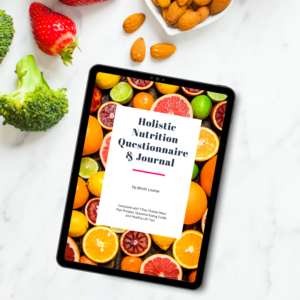 Downloadable Holistic Nutrition Questionnaire